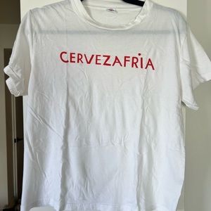 Clare V. cervezafria t-shirt